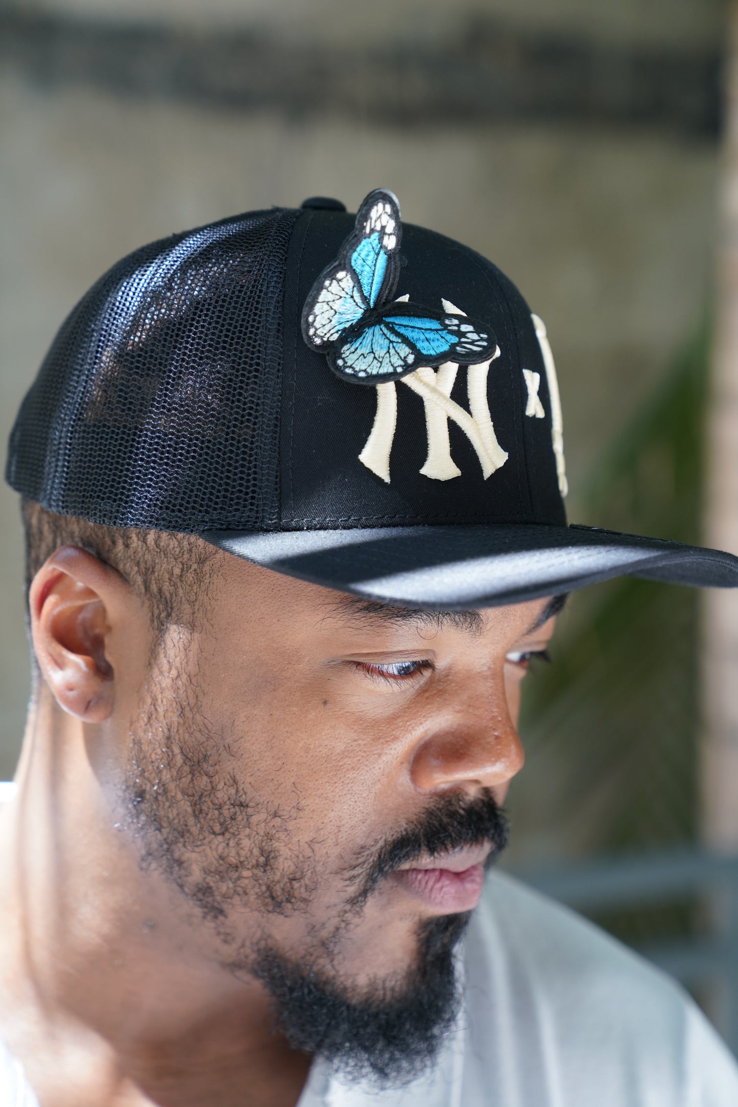 Handmade Butterfly NY x LA Trucker Cap