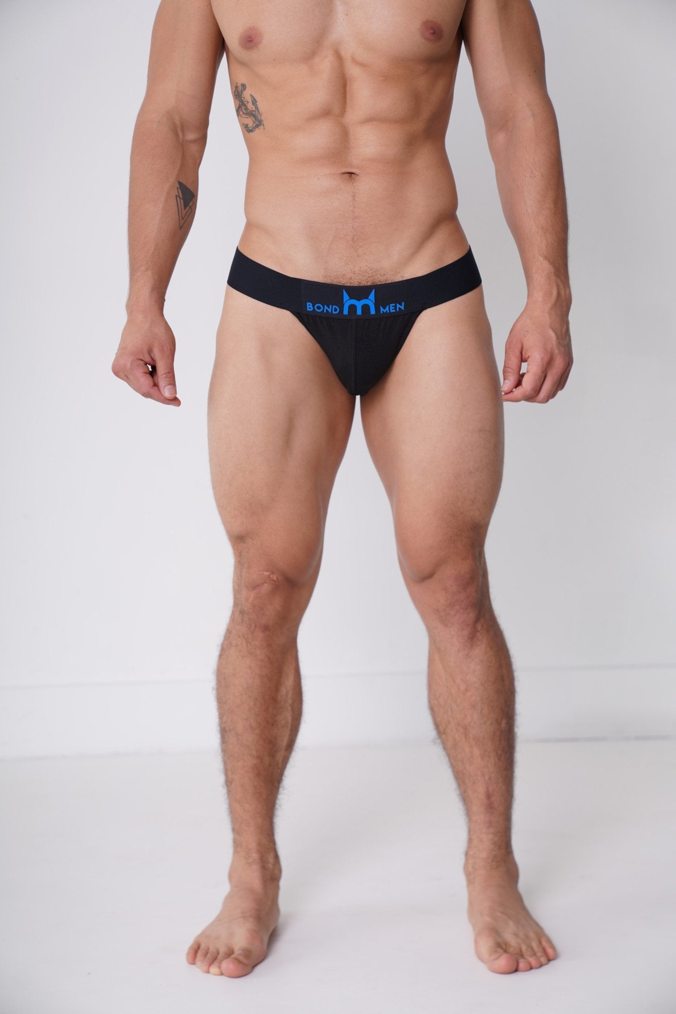 BondMen Black Men's Jockstrap Underwear Jock Straps Male Athletic Supporters for Men - TB-BondMenJock Straps