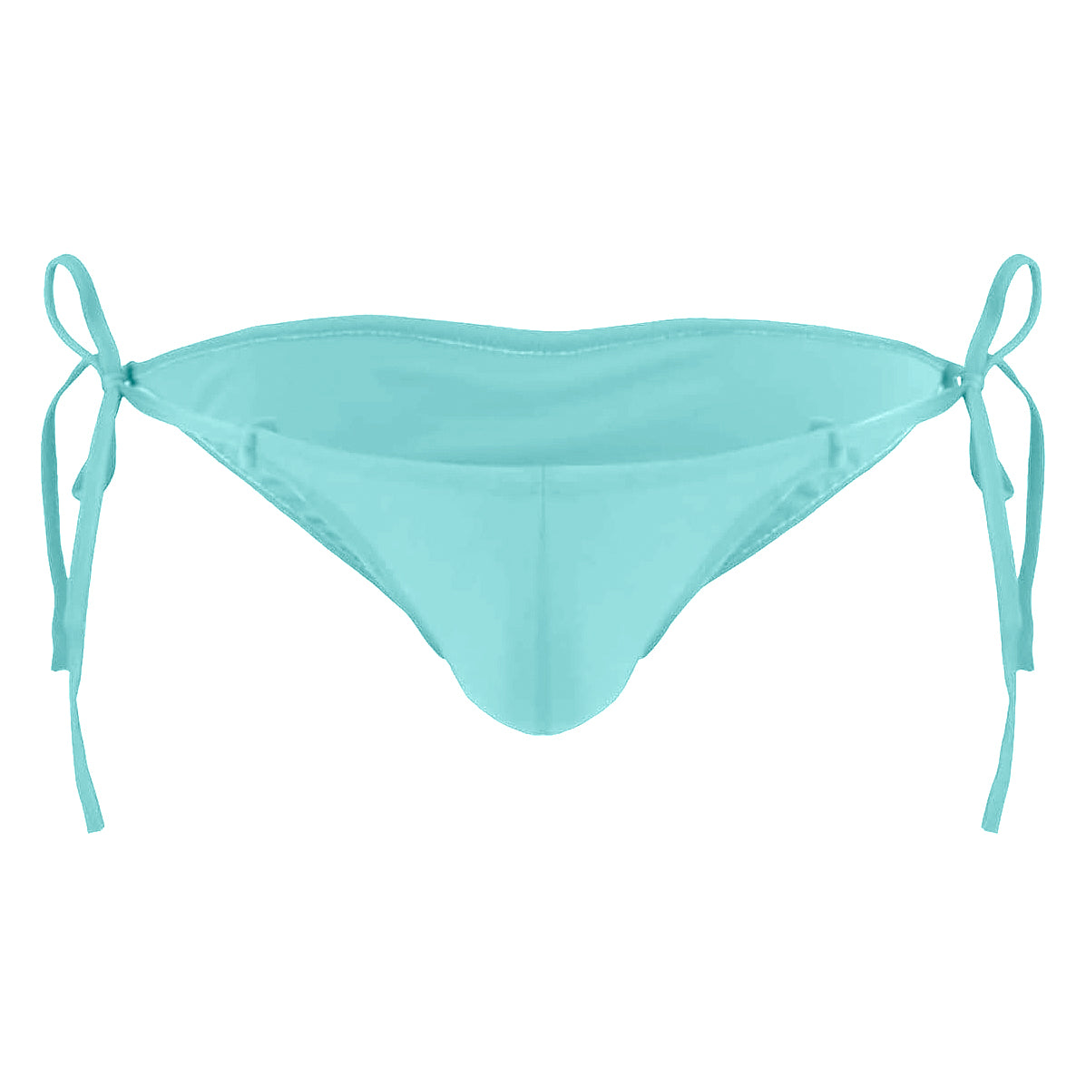Gray Adjustable String-Tie Men’s Bikini Brief