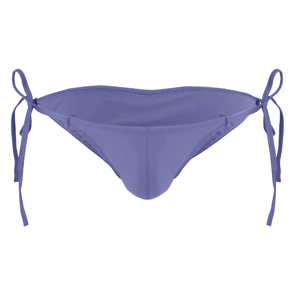 Gray Adjustable String-Tie Men’s Bikini Brief