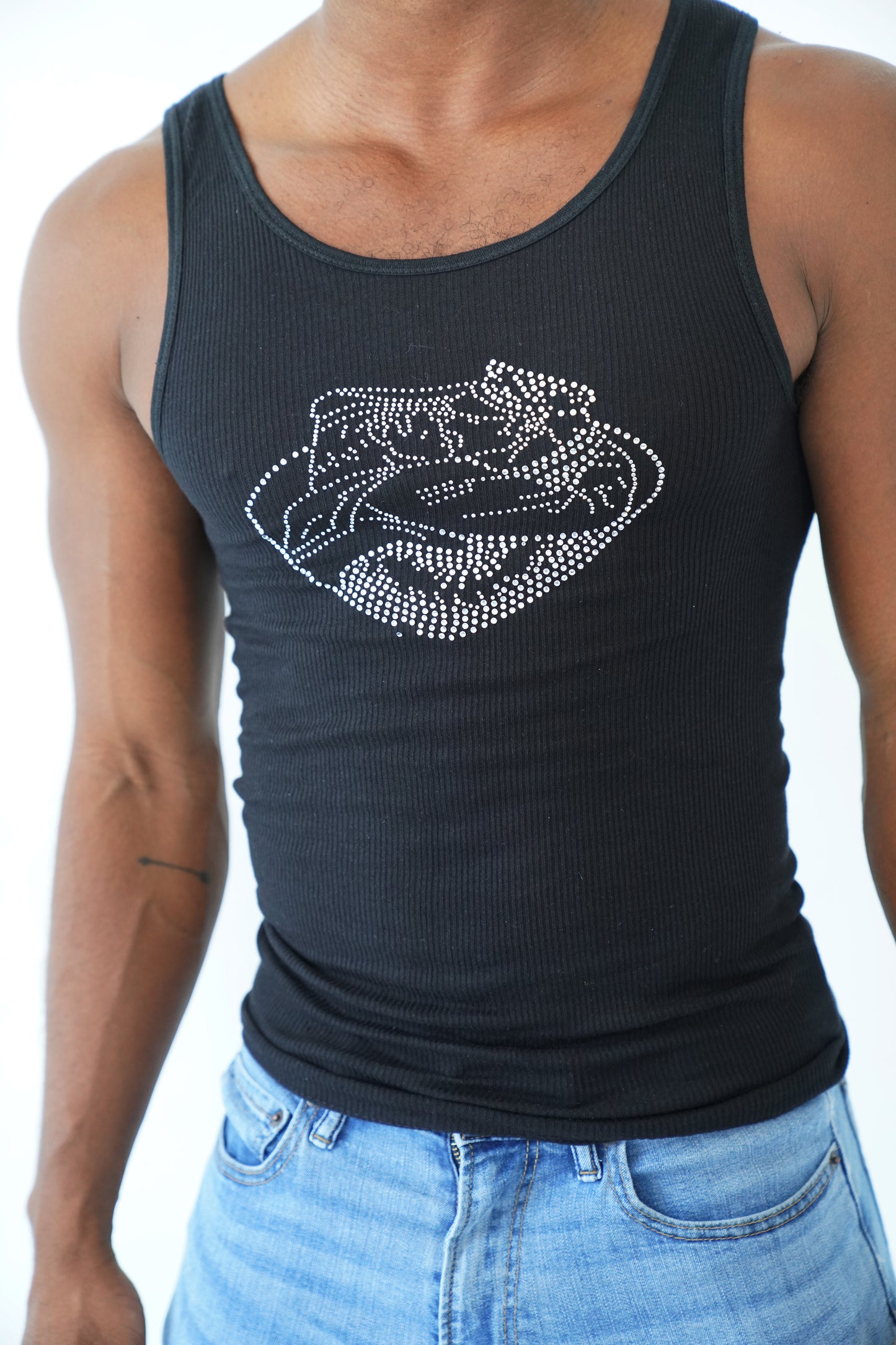 Kiss Me Tank Top, men's fashion, men's clothes, comfortable top