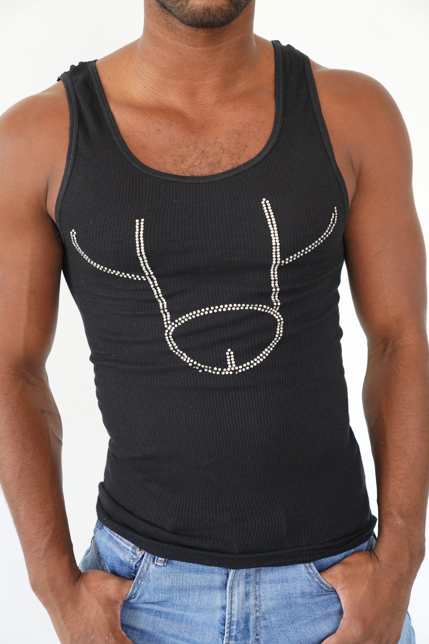 Black Muscle Tank Big Dick Shirt 2.0, Tank Top, Men's top, Sexy men's fashion