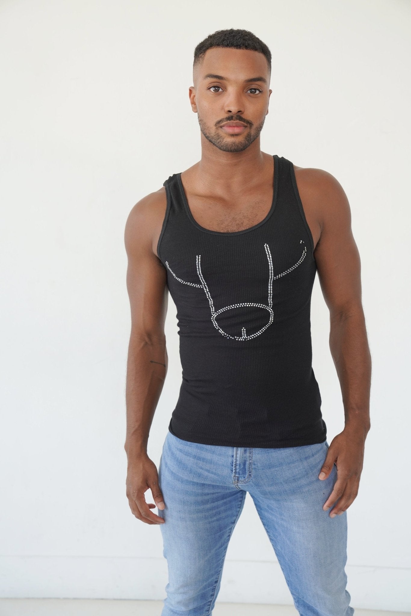 Black Muscle Tank Big Dick Shirt 2.0, Tank Top, Men's top, Sexy men's fashion