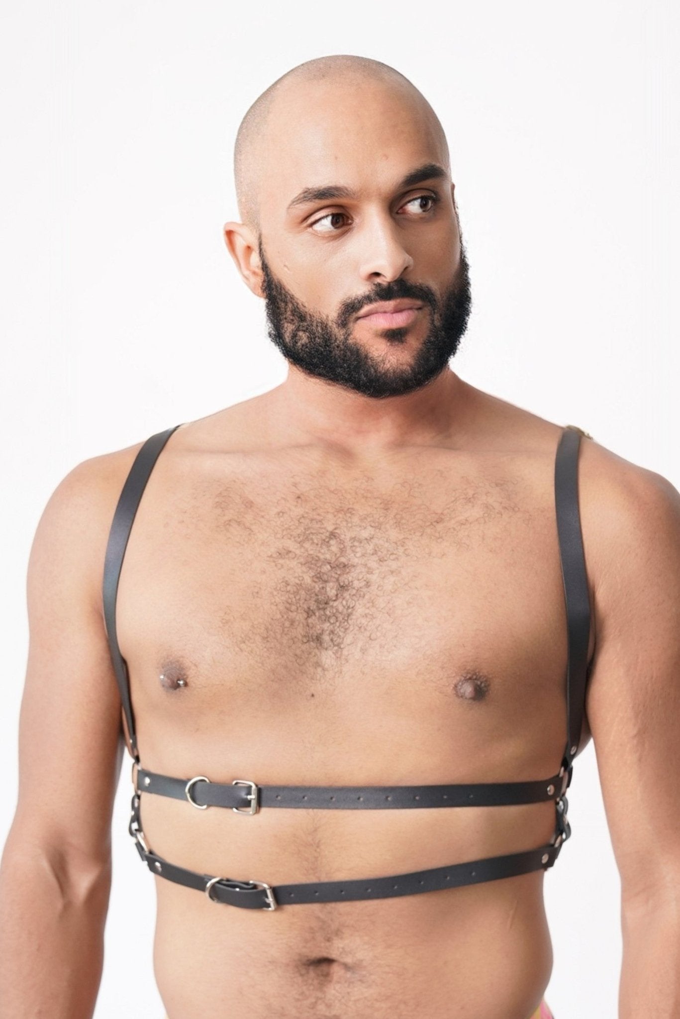 Black Sexy Fetish Male Leather Harness, Harness, bdsm harness, fetish harness