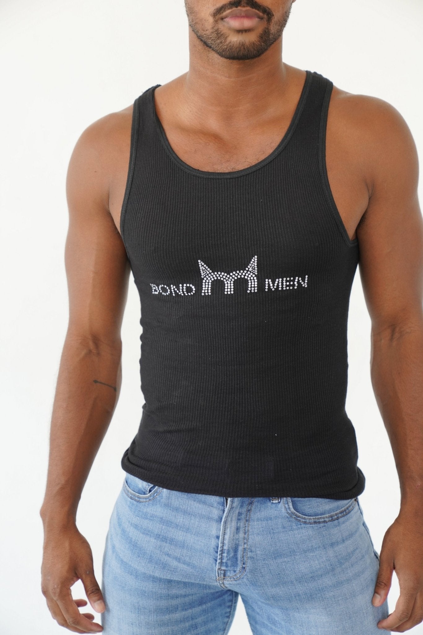 Bond Men Black Tank Top, Tank Top, Men's top, Sexy men's fashion