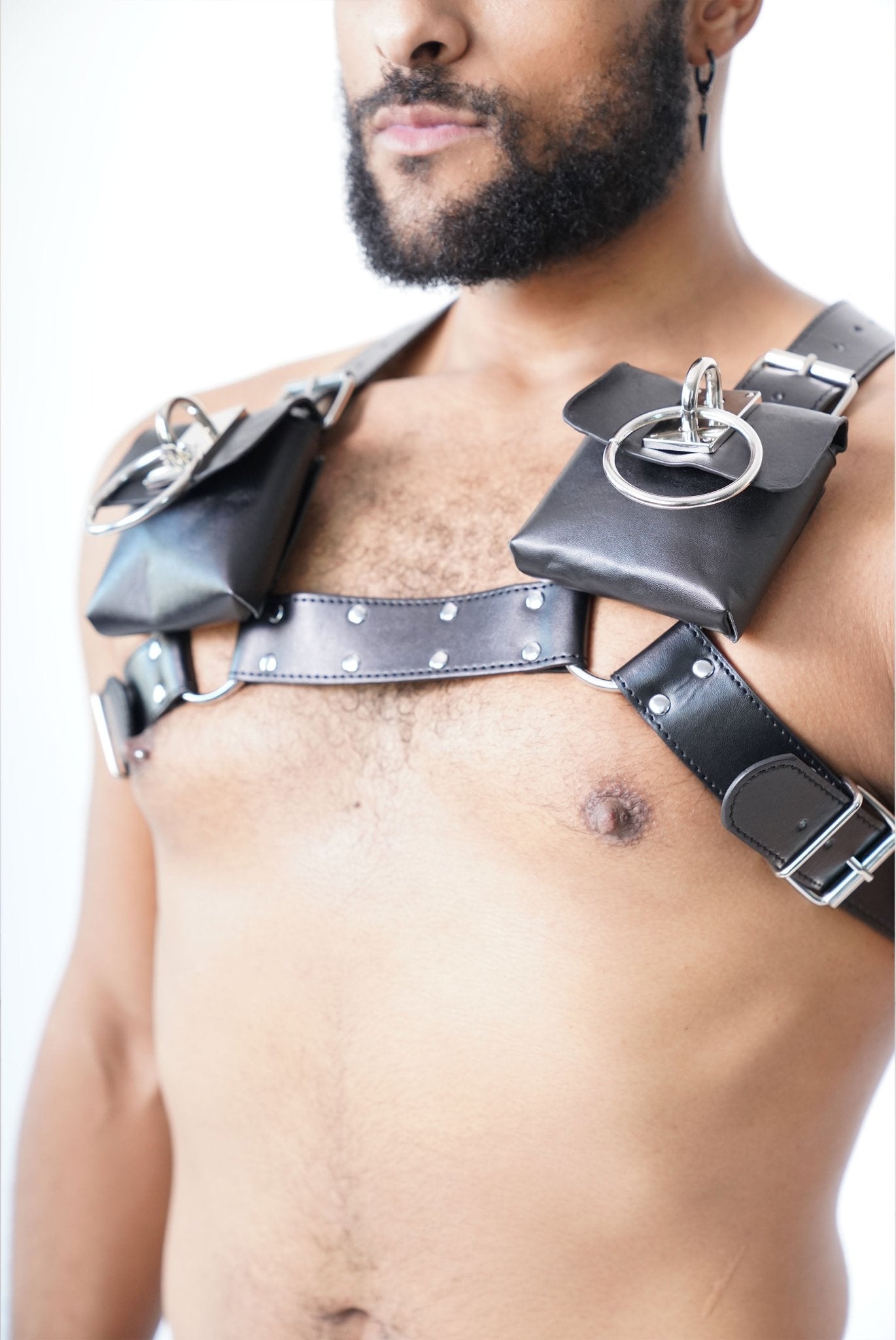 Duo Grip Harness, Harness, bdsm harness, fetish harness
