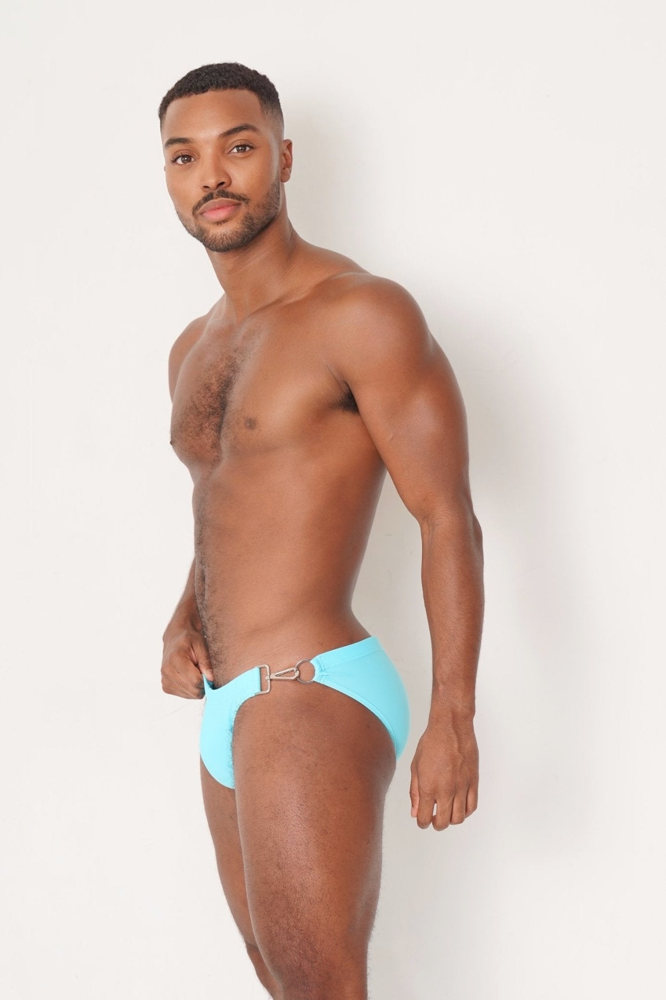 Electric Blue Hybrid Brief Gay men's underwear, Men's briefs, LGBTQ+ underwear, Men's lingerie, Sexy men's underwear, Comfortable men's underwear, Men's swimwear