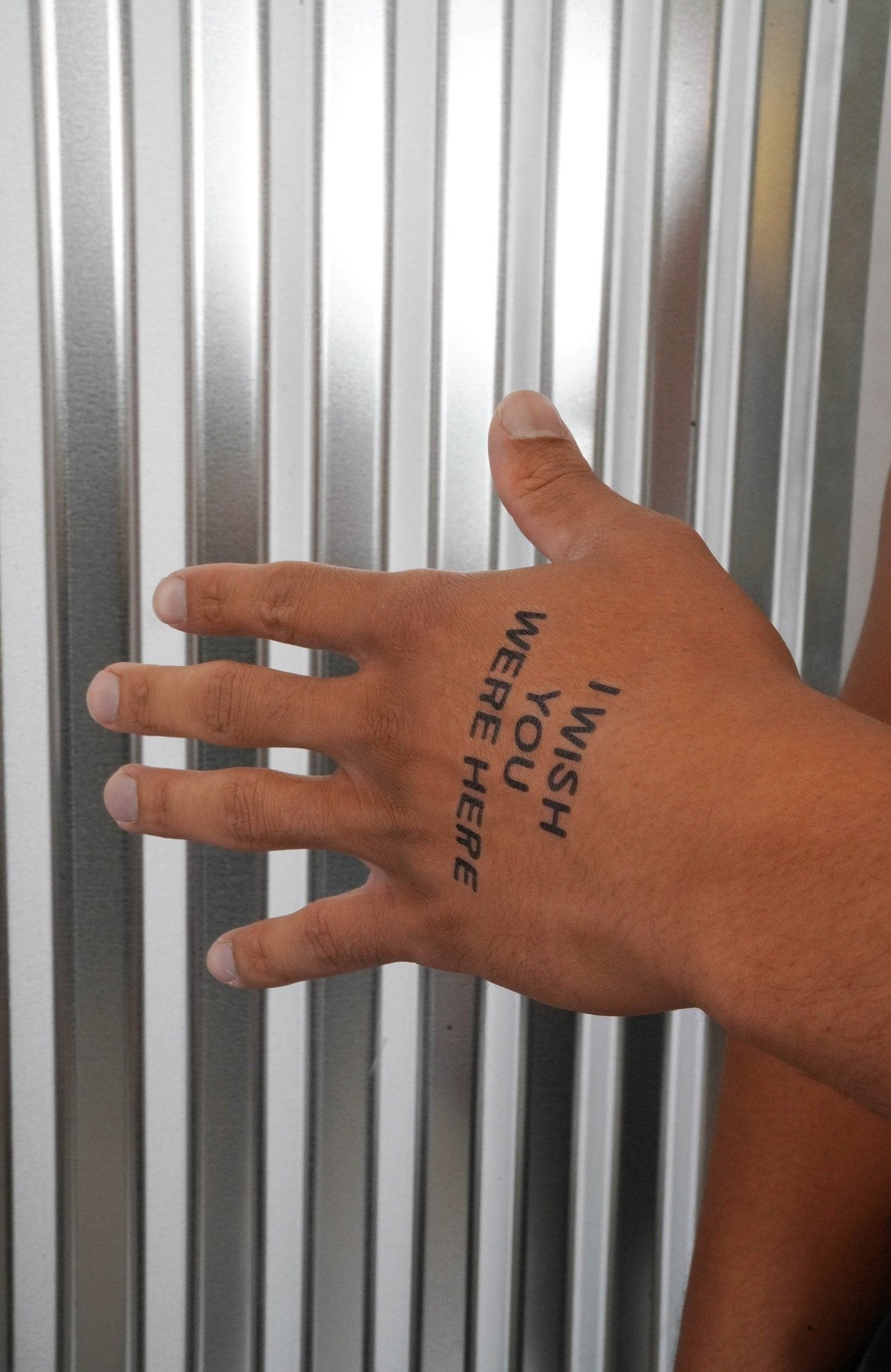 I Wish You Were Here Tattoo, temporary tattoo