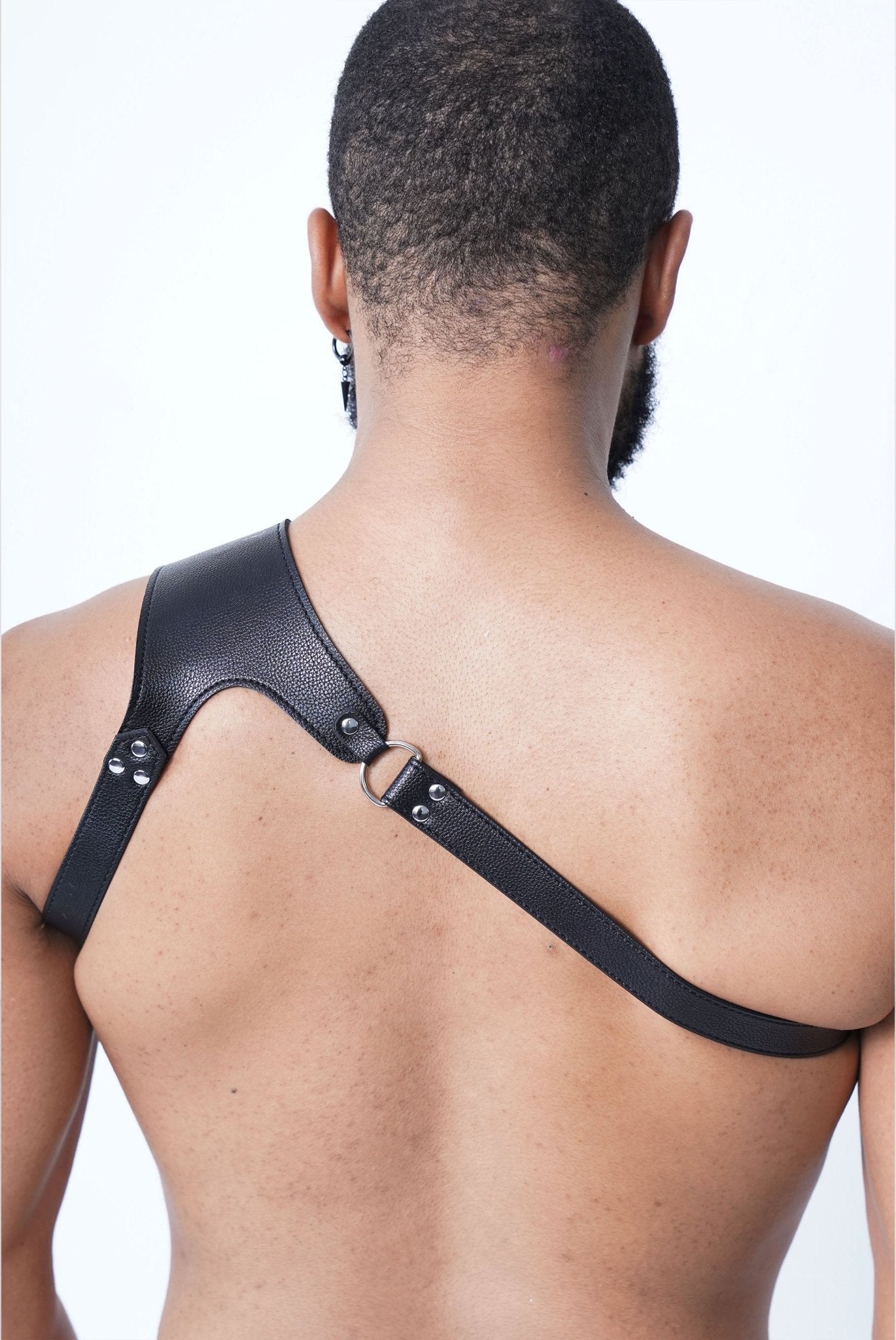 Quad Harness With O Ring Pouch, Harness, bdsm harness, fetish harness