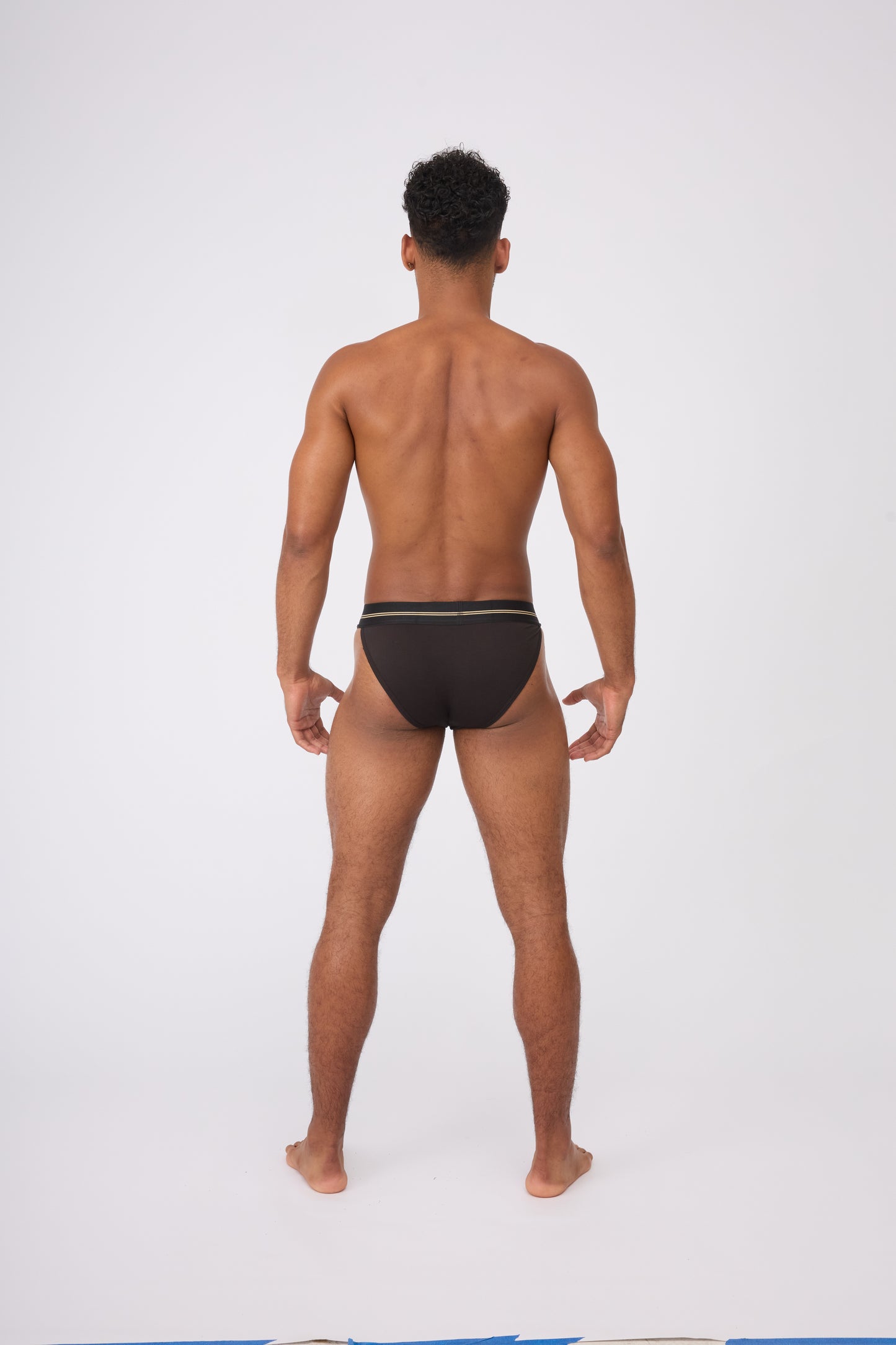 Bond Men's Black Sport Athletic Brief