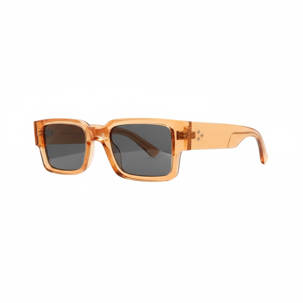 Orange Rectangular Frame Sunglasses| Unisex Sunglasses | UV400 Streetwear Eyewear (Copy) (Copy)