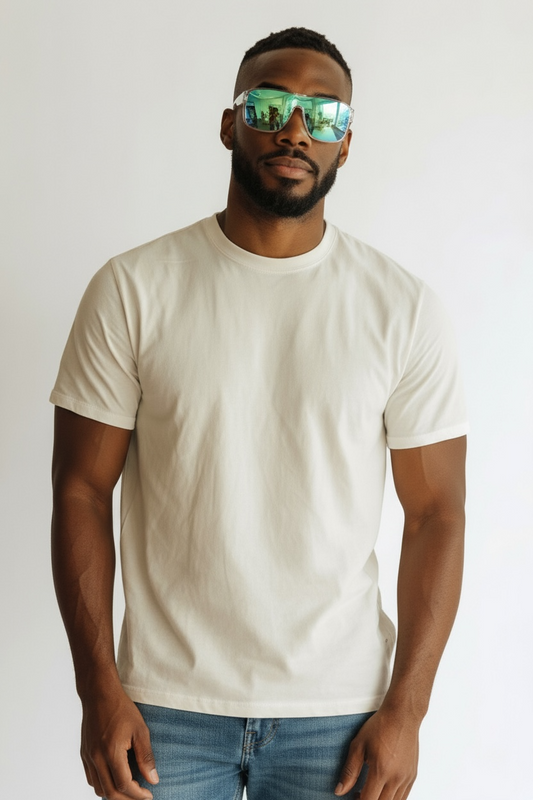 Retro Crystal Square Sunglasses | Unisex Oversized Shades | Vintage Transparent Frame UV400 Protection Eyewear