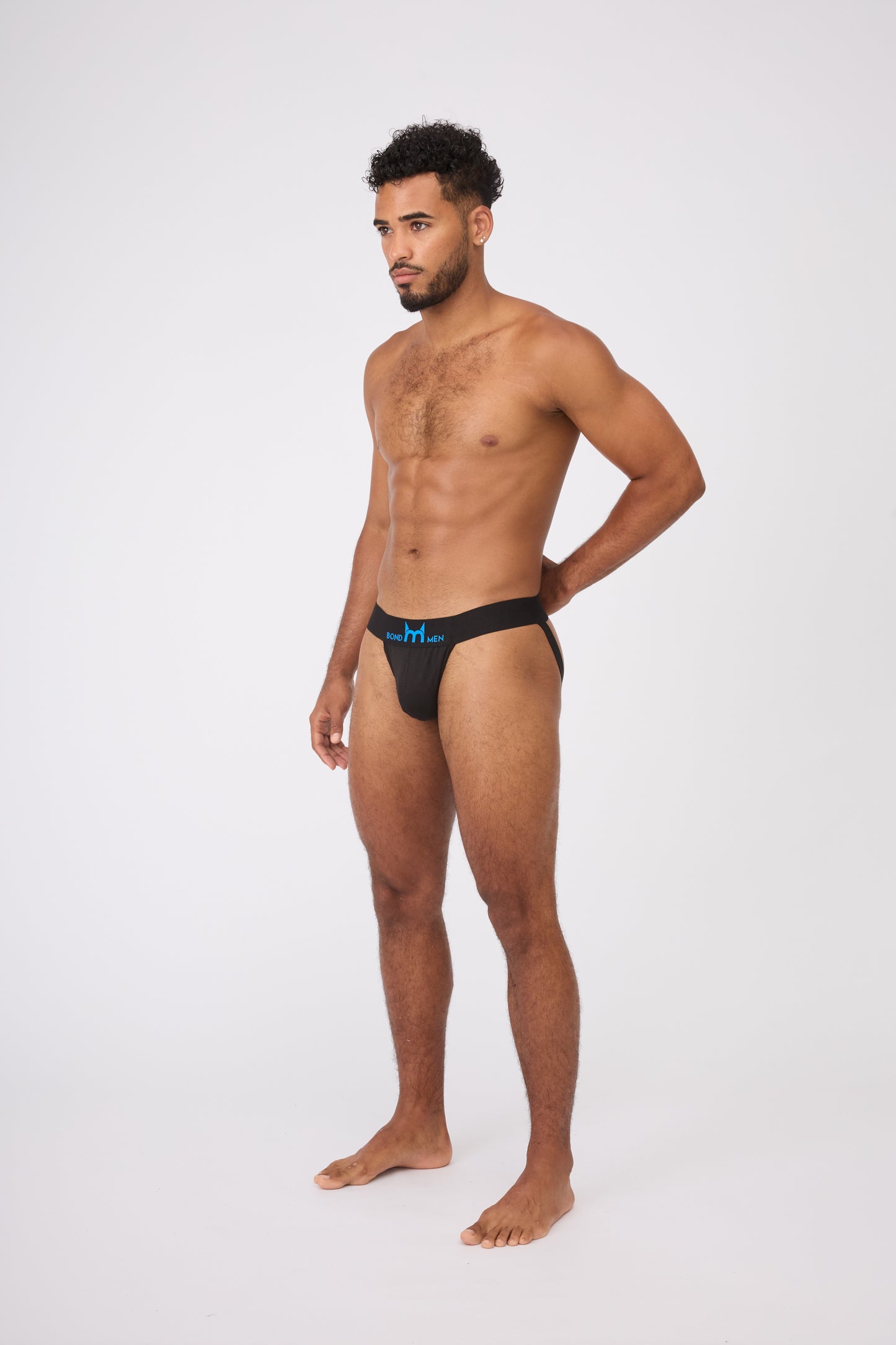 Bond Men Black Athletic Jock Strap