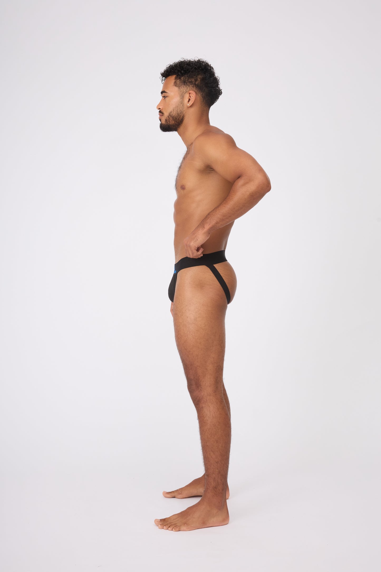 Bond Men Black Athletic Jock Strap