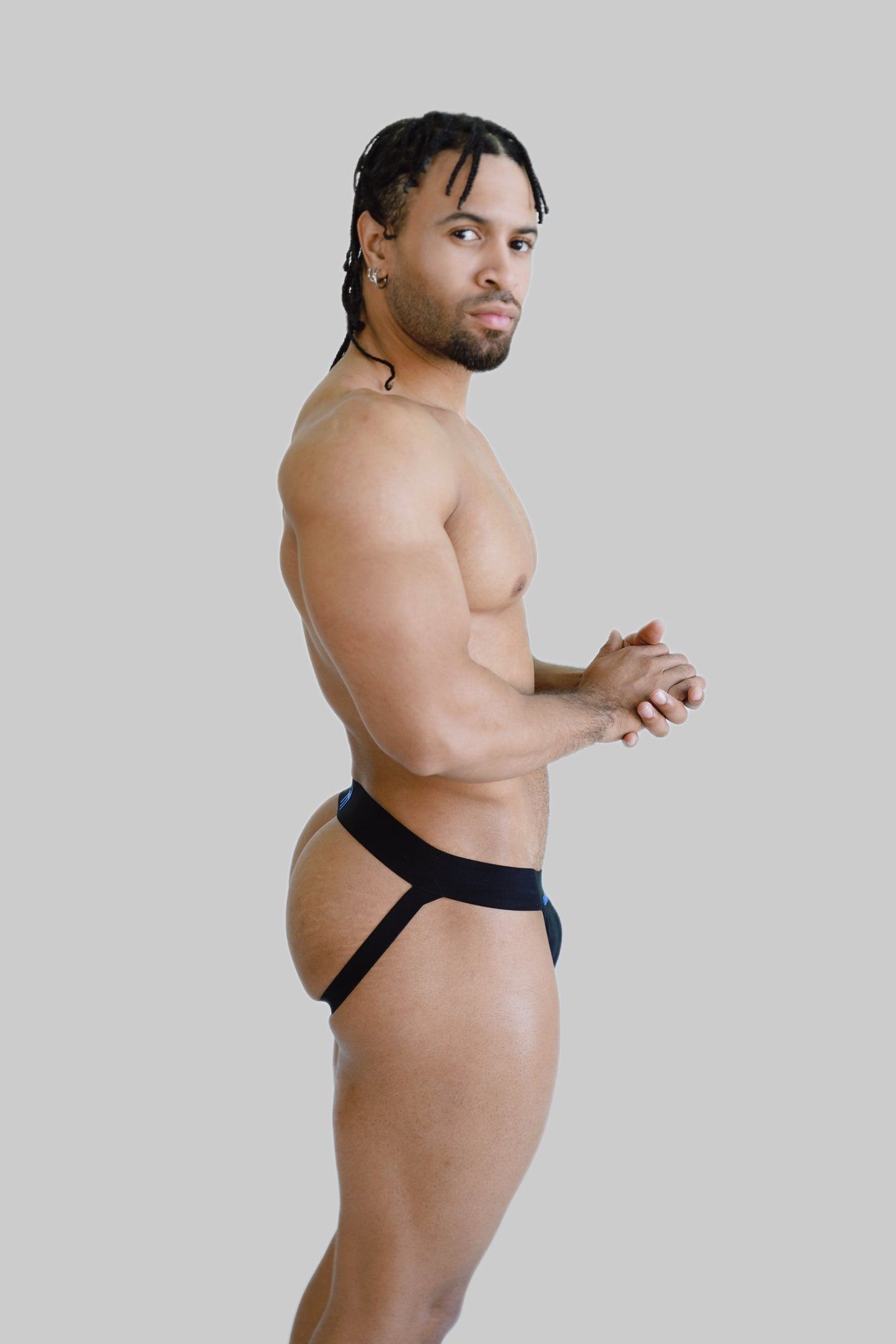 A Black Jock Strap