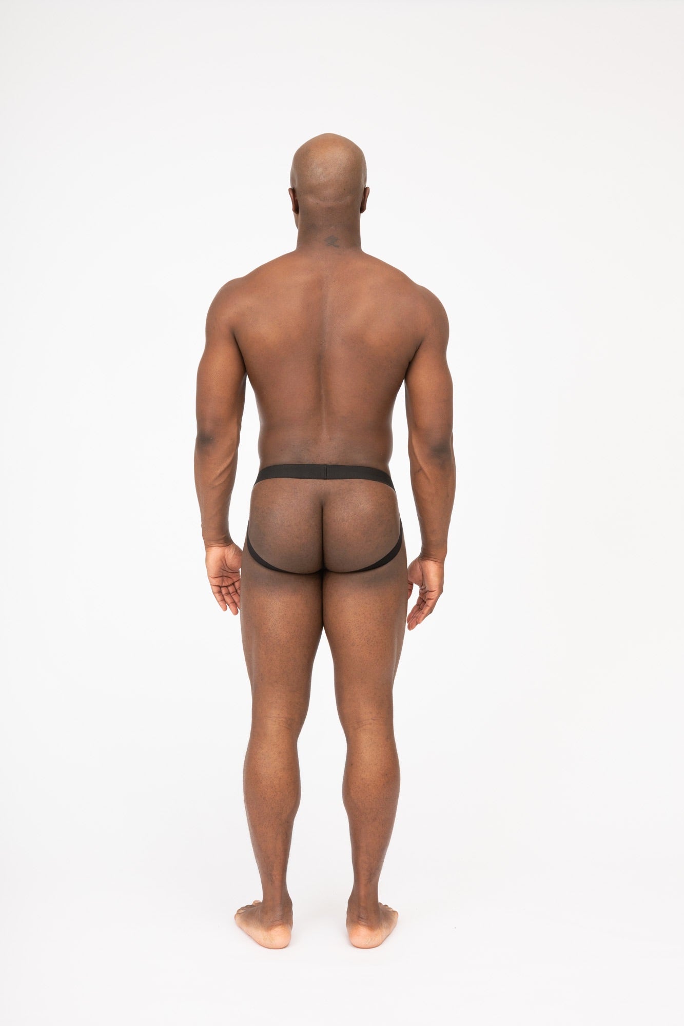 Men's Black Jock Strap Side Zipper Closure Fashion and Athletic Underwear