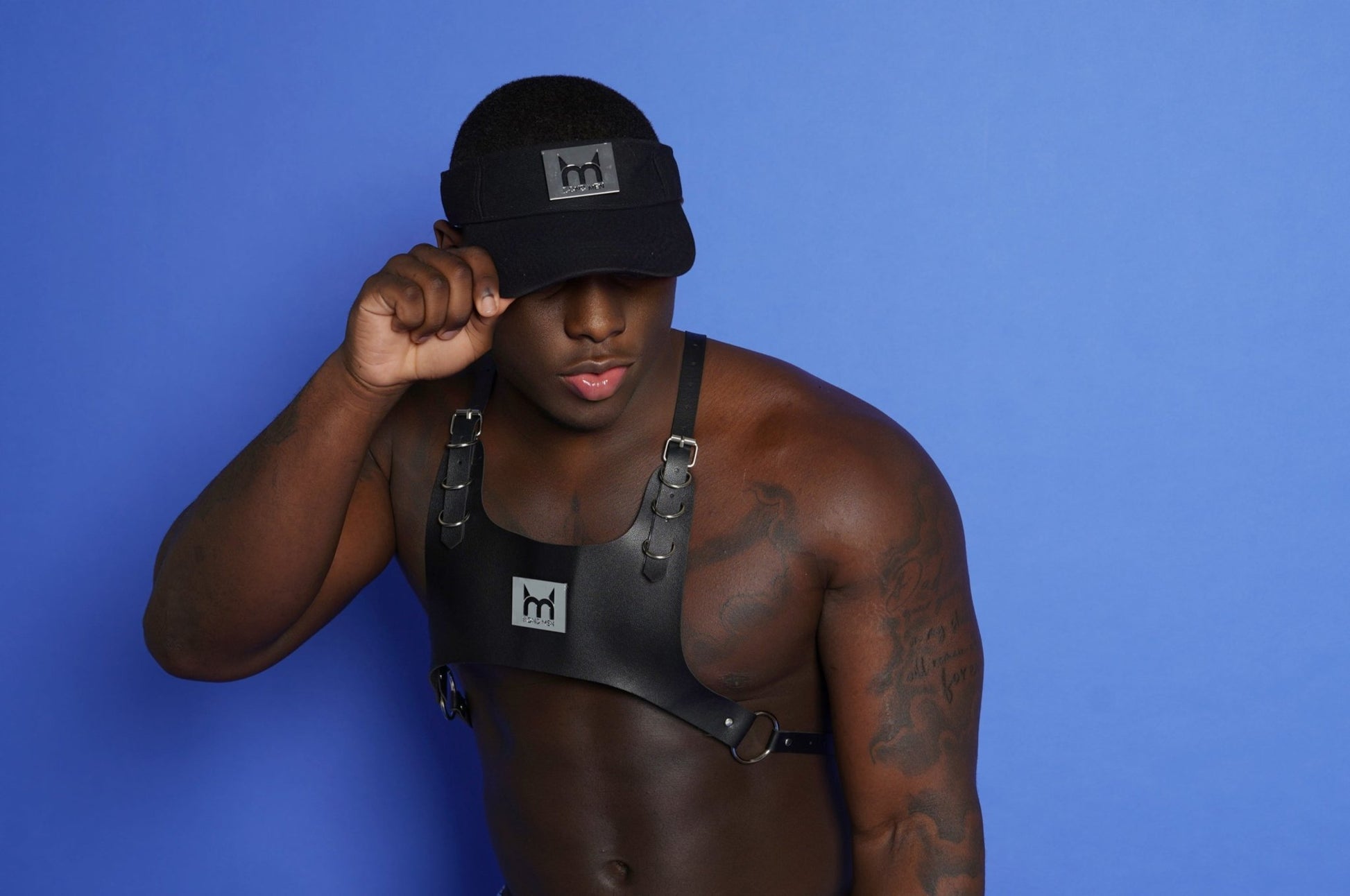 Bond Men Black Sweatband All-Sport Visor - TB-BondMenHats