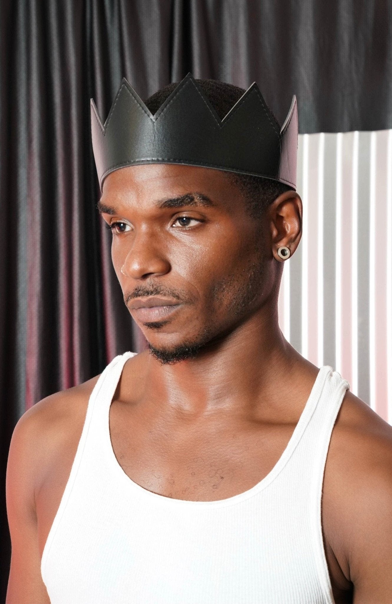 Crown Hat, black crown, men's fashion, men's crown