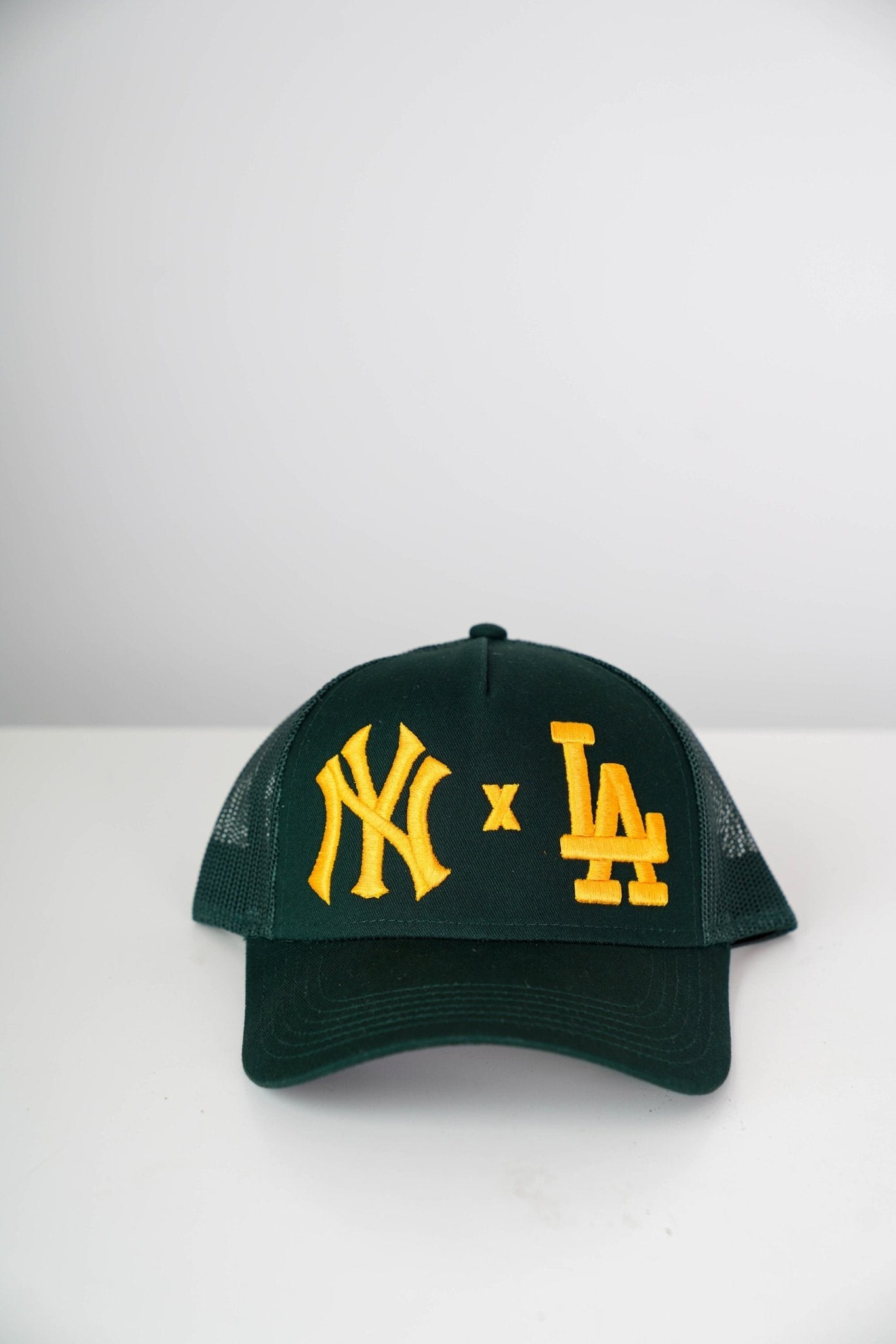 Green NY X LA, Men's hat, Trucker Cap