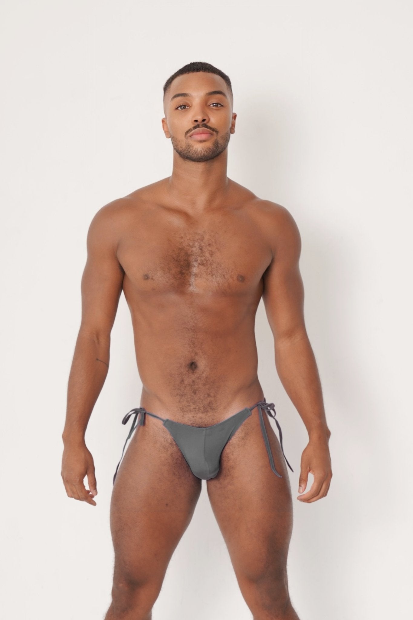 Men's Tie Side Gray Bikini TB-BondMen Men's Tie Side Gray Bikini TB-BondMen