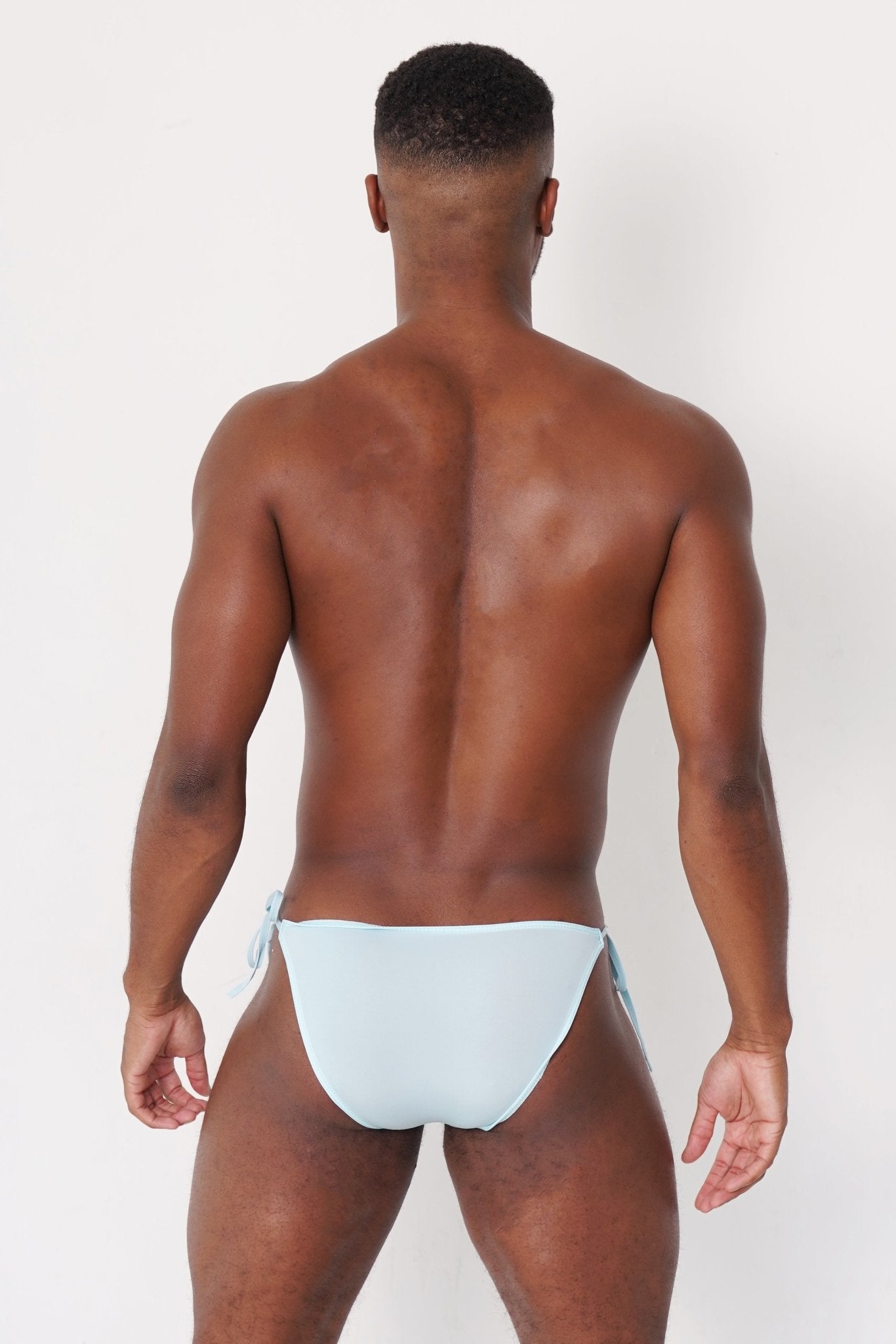 Men's Tie Side Powder Blue Bikini TBBondMen