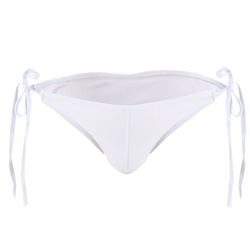 Men's Tie Side White Bikini - TB-BondMen Underwear Gay men's underwear LGBTQ+ underwear Men's briefs Men's boxer briefs Jockstraps Thongs for men Pride underwear Men's lingerie Sexy men's underwear Designer men's underwear Comfortable men's underwear Men's swimwear Athletic men's underwear Fashion men's underwear Bulge enhancing underwear