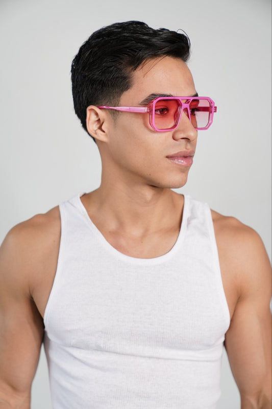 Popping Pink Tint and Frame Sunglasses - TB-BondMenSunglasses